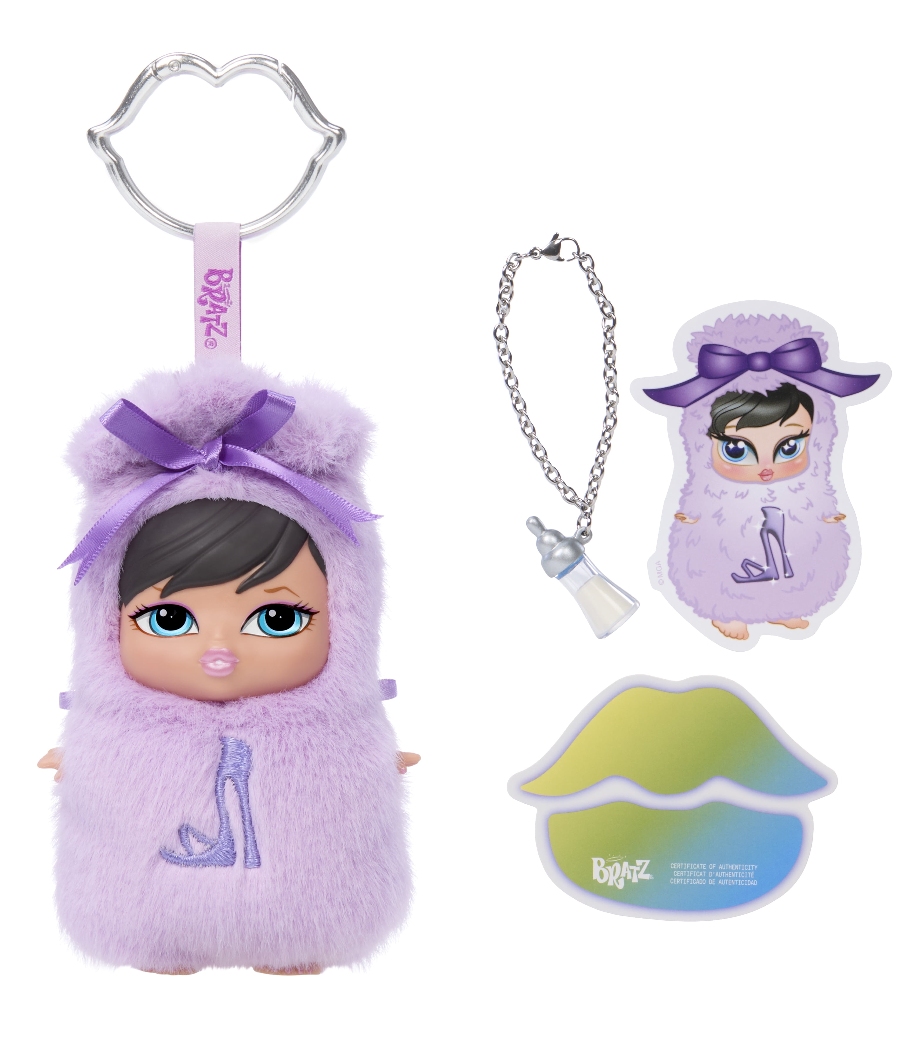 Bratz Bratziez Iconz Bestiez Plush Blind Box with Charm Clip and Accessory, Collectible Characters