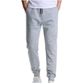 thumbnail image 1 of Los hombres y las mujeres pueden usar pantalones de jogging con cordón de color sólido Fridja hfkajh100591, 1 of 7