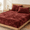 Burgundy-Queen, variant on Fitted Sheet Andowcase Set 2 Xl Dusty Pink