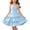 Light Blue, variant on ATOGUTA Dresses for Girls formal Green Ruffle Summer Dresses Cute Birthday Party Princess Sundress 5T-14