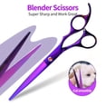 thumbnail image 4 of 4PCS/Set Dog Hair Cutting Bending And Thinning Scissors Shearing Dog Grooming Scissors Set, 4 of 7