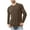 W01-Brown, variant on JUUYY Men's Long Sleeve Shirts Crewneck Base Layer Casual Thermal Undershirt Cotton Soft Stretch Pullover Tops Solid Color Loungewear Red M