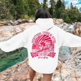 thumbnail image 5 of Pink Graphic Hoodie For Women 2024 Cute Preppy Sweatshirt Long Sleeve Drawstring Pullover Tops With Pockets, 5 of 5