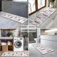 thumbnail image 2 of White Christmas Tree Pattern Kitchen Rug Mat,Kitchen Runner Rugs Non Skid Washable,Decorative Kitchen Floor Mats for Kitchen,Sink,Laundry,17"X47", 2 of 5