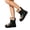 Y-30 Black, variant on Y-30 Black Womens Non Slip Waterproof Mid Calf Rain Boots Novelty Outdoor Slip On Cute Garden Shoes Comfortable