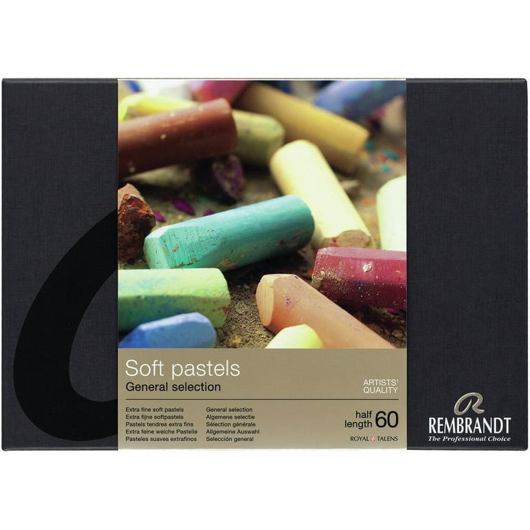 Rembrandt Soft Pastel Set - Set of 60, Assorted Colors, Half