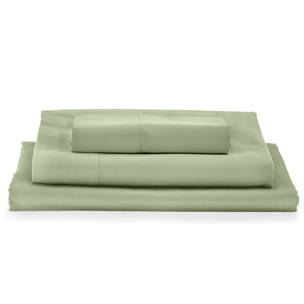 My Pillow Bed Sheets (Twin, Sage) Long Staple Cotton Giza Dreams Bed