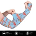 thumbnail image 3 of Uemuo Flamingo Printed Arm Sleeves, Cooling UV Sun Protection Sports Compression for Men/Women, 3 of 8