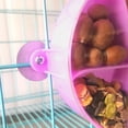 thumbnail image 4 of TIMIFIS Fournitures pour Chats et Animaux de Compagnie Jouet Rotatif pour Perroquets Jouet de Nourriture pour Oiseaux pour Perroquets Distributeur de Nourriture Jouet Roue Ronde Rotative Jouet en Plastique Rotatif Automne/hiver, 4 of 8