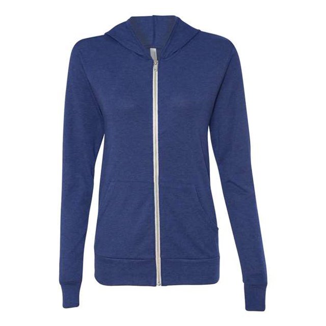 Bella+Canvas Triblend Full-Zip Sudadera ligera con capucha bella lienzo 3939