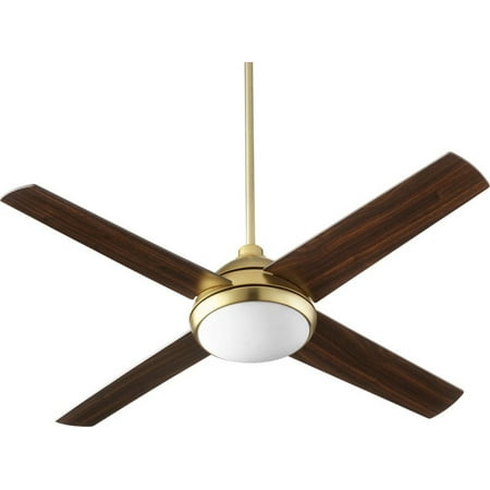 

Quorum International 68524 Quest 52 4 Blade Indoor Ceiling Fan - Brass