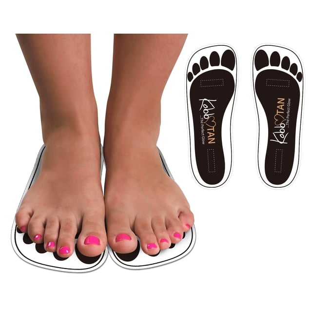 Almohadillas desechables para pies KOBBTAN en aerosol, color negro, 120 pares