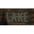 thumbnail image 2 of Allen, Kimberly 24x14 Gold Ornate Wood Framed with Double Matting Museum Art Print Titled - Lake Lodge 1, 2 of 4