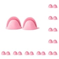 thumbnail image 3 of Bewildely 2 unids/set Clip de cuenco antiescaldado resistente al calor soporte de placa de hogar moderno bandeja guante herramienta accesorios Tipo 2 Rosa 10Conjunto, 3 of 6