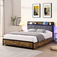 thumbnail image 2 of Bed Frame with 4 Large Drawers | Ample Storage for Bedroom Essentials and Charging, 2 of 2
