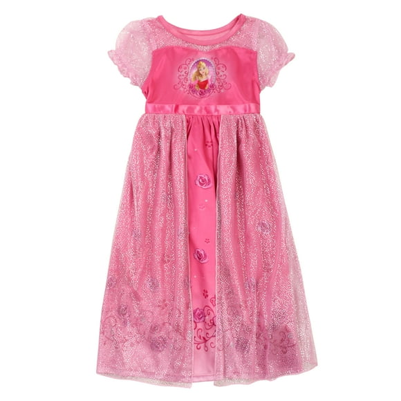 Camisón Disney Princess Aurora, vestido de fantasía 4T para niñas