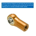 thumbnail image 3 of Unique Bargains M4xL20mm Lever Steering Linkage Tie Rod Ball Head Link Joint End Metal Orange for RC Crawler Car Pack of 10, 3 of 4