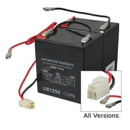 AlveyTech 24 Volt Battery Pack for the Pulse ATV Quad Ride On Black Red Version Model 166101 Only 7 Ah with Harness Replacement SLA AGM Deep