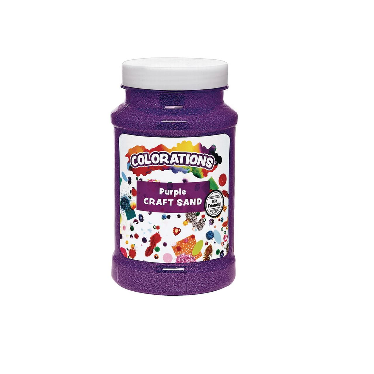 Colorations? Colorful Craft Sand, Purple - 22 oz