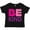 AB-Black, variant on Be Kind Logo in Pink and Purple Boys or Girls Toddler T-Shirt