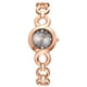 thumbnail image 1 of Reloj de aleación de moda Reloj de pulsera de cuarzo con pantalla analógica y esfera redonda (gris dorado rosa), 1 of 6