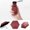 Red, variant on QianYing Flat Lightweight Umbrella Parasol Folding Sun Umbrella Umbrella On Clearance