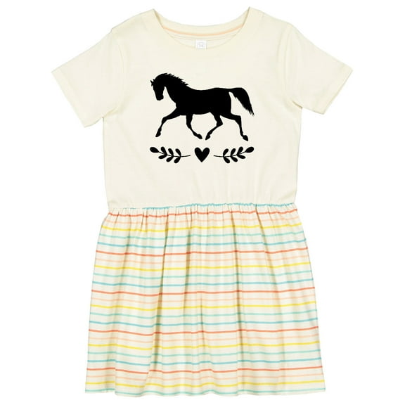 Inktastic Horse for Girls Girls Toddler Dress