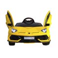 thumbnail image 5 of 12V Lamborghini Aventador SVG Sports 1 Seater Ride on Car (Yellow), 5 of 5