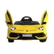 12V Lamborghini Aventador SVG Sport 1 Place Tour sur la Voiture (Jaune) – image 5 sur 5
