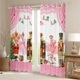 thumbnail image 2 of jejeloiu Ballet Princess Happy New Year Christmas Nutcracker Soldier Blackout Curtains, Pack of 2 (42x84 Each), Ultra Soft Teens Home Decor, 2 of 6