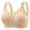 Beige, variant on Wireless Pushup Bra For Women Full Figure Support Bra For Seamless Comfort Bras With Side Coverage And Lift For Everyday Wear Women'S No Underwire Bras