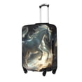 thumbnail image 2 of Balery Luggage Cover Space White Horse Print Suitcase Covers for Luggage Elastic Washable Suitcase Protector Fits 18-32 Inch Luggage-X-Large, 2 of 9