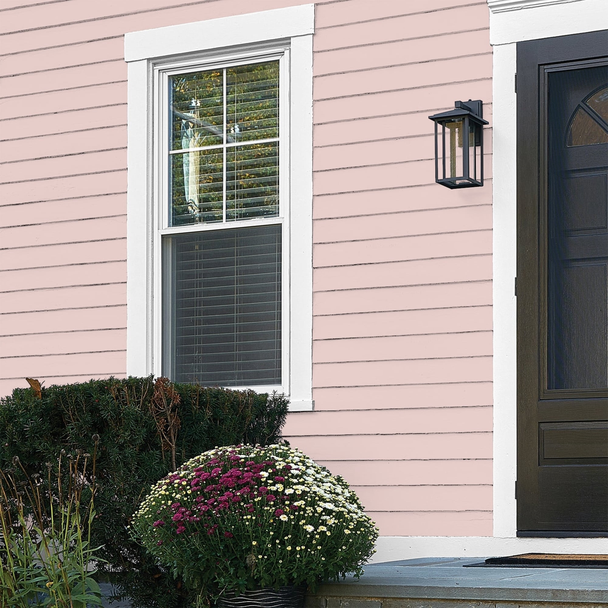 Glidden Fundamentals Whirligig / Pink, Flat Exterior Paint, 5 Gallon