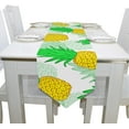 thumbnail image 6 of SKYSONIC Table Runner Colorful Pineapple On White Washable Table Cloth Runner for Holiday Home Wedding Table Top Decoration 13x90 Inches, 6 of 7