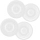 thumbnail image 1 of WHAMVOX 4Ud Tapas De Silicona Transparentes Para Vasos Con Agujero Para Sorbete Fácil De Usar En Casa, 1 of 8