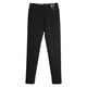 thumbnail image 1 of Tops de entrenamiento Gibobby de terciopelo para mujer pantalones cálidos de cintura alta estampados negro XL, 1 of 5