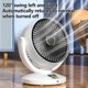 thumbnail image 3 of Quiet USB Rechargeable Desk Fan with LCD Screen, 360° Rotation 120° Oscillation Portable Personal Fan, 3 of 5