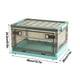 thumbnail image 2 of Baúles de almacenamiento, organizadores y almacenamiento de armario, caja de almacenamiento plegable de plástico, caja de almacenamiento transparente para el hogar, manta de ropa para dormitorio, caja, 2 of 2