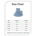 thumbnail image 2 of Toddler Baby Girls Denim Dress 18 Months Girls Dress 24 Months Girls Sleeveless Round Neckline Solid Color Dress with Bag Blue, 2 of 8