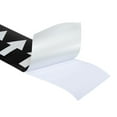 thumbnail image 4 of Unique Bargains Directional Flow Arrow Tape 4'x65', Adhesive Pipe Identification Marking Stickers, White on Black, 4 of 5