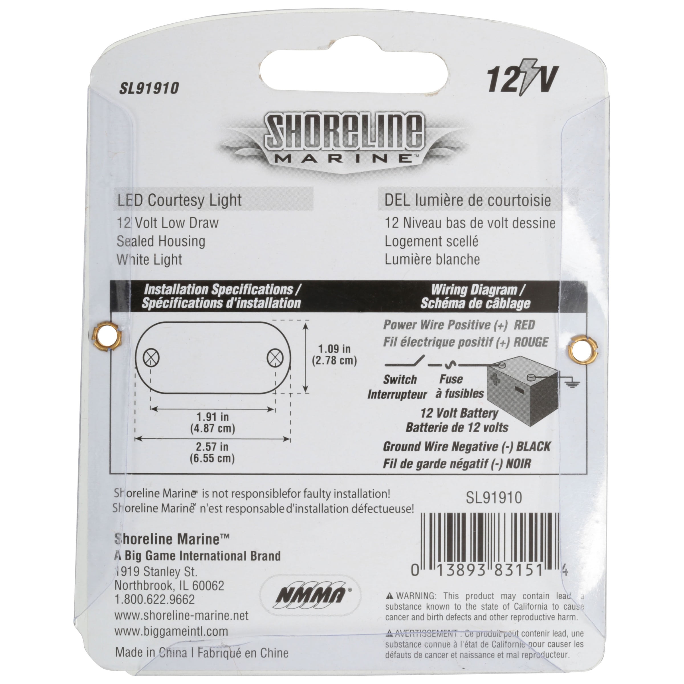Battery Clamps Shoreline Marine Color Coded, 3/30 Amp