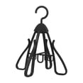 thumbnail image 1 of Siruishop Shoe Drying Rack Foldable 360 degree Rotatable Hold 4 Multifunctional Shoes Hanger black, 1 of 8