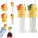 thumbnail image 1 of Tapa de conversión de boquilla para botella de agua con pajita | Adaptador de tapa de botella de silicona a prueba de fugas | Boquilla universal para beber para botellas de agua estándar, 1 of 8