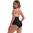 thumbnail image 2 of DARING DIVA Women's High-Waisted Shaper Knickers Tummy Control Half-Hip Shorts M Black, 2 of 5