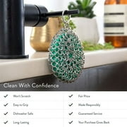 Cast Iron Chainmail Scrubber for Your Cast Iron Skillet, Wok, or Pan, Dishwasher Safe