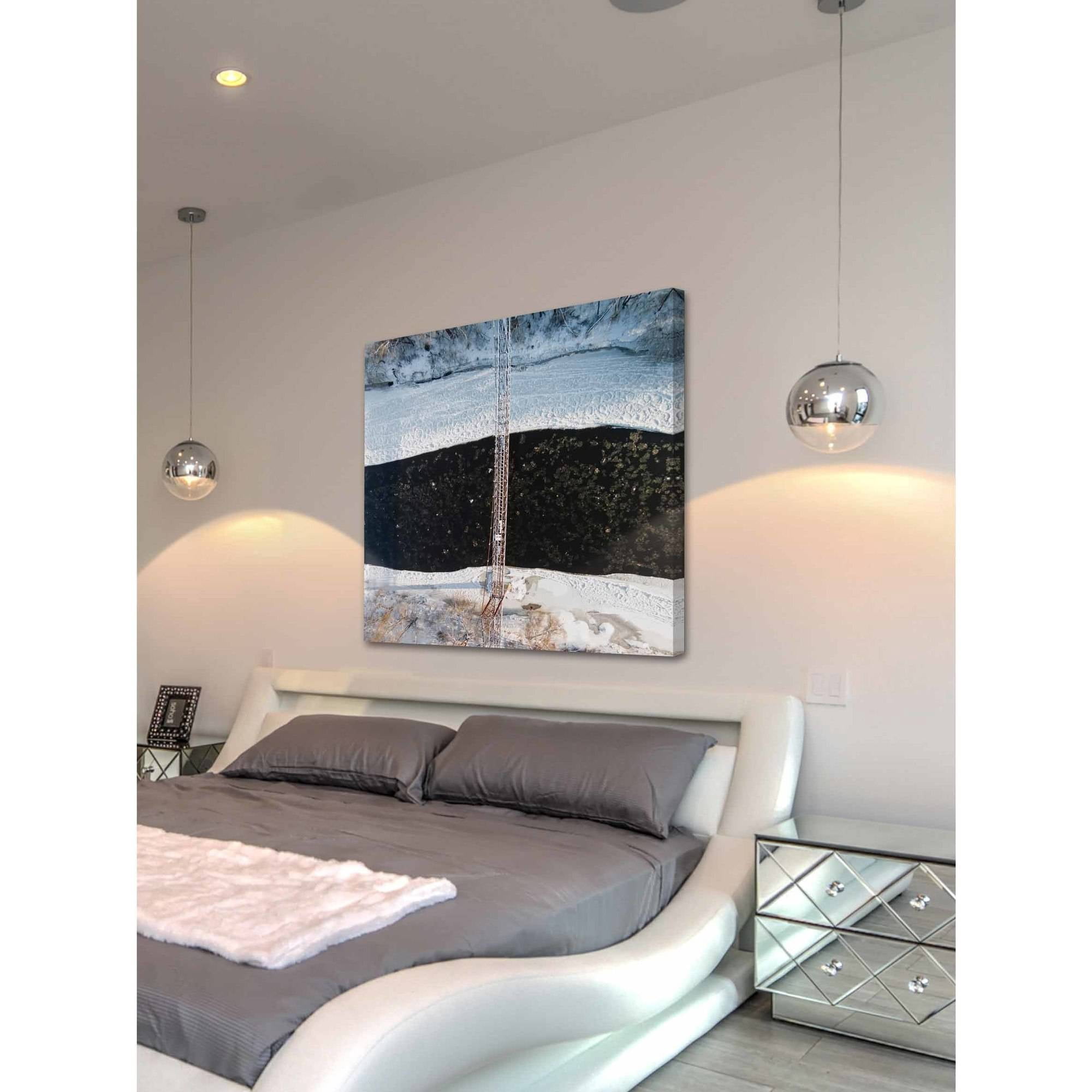 Marmont Hill "Hazardous Crossing" by Karolis Janulis Painting Print on Wrapped Canvas