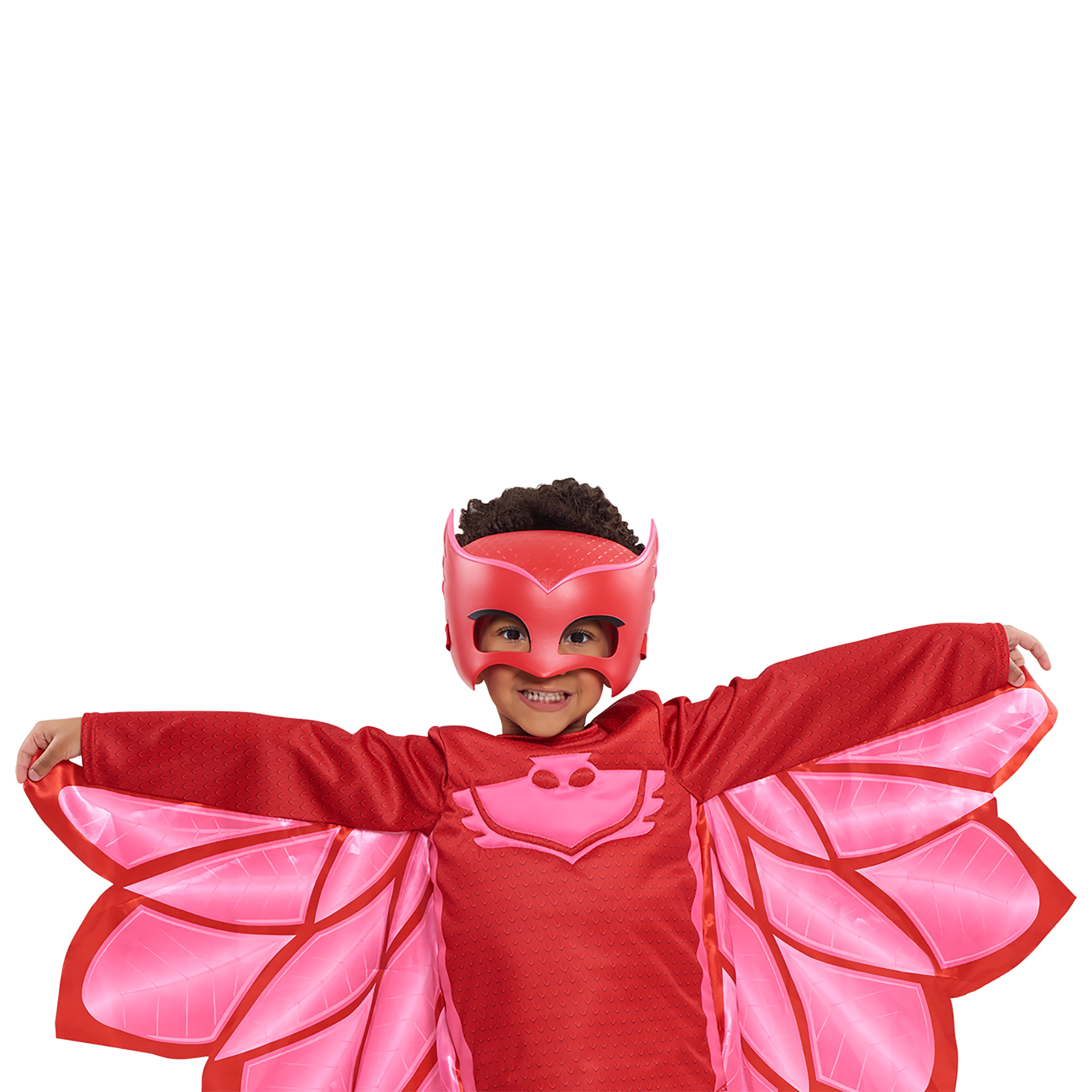 Red for sale online PJ Masks Owlette Deluxe Dress Up Top & Mask 
