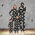 thumbnail image 6 of WREESH 2025 Mens Pumpkin Hooded Jumpsuit Thanksgiving Halloween Pajamas Family Matching Set Zipper Onesie Holiday Sleepwear, 6 of 6