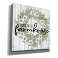 thumbnail image 2 of Epic Graffiti 'Home Sweet Farmhouse Wreath' by Cindy Jacobs, Canvas Wall Art, 18"x18", 2 of 2
