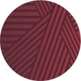 thumbnail image 1 of Ahgly Company Machine Washable Indoor Round Transitional Bright Maroon Red Area Rugs, 6' Round, 1 of 7
